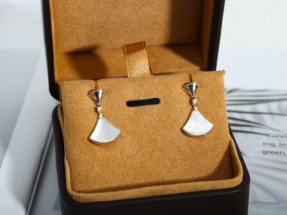 Pomuse DREAM MOP PINK GOLD EARRINGS