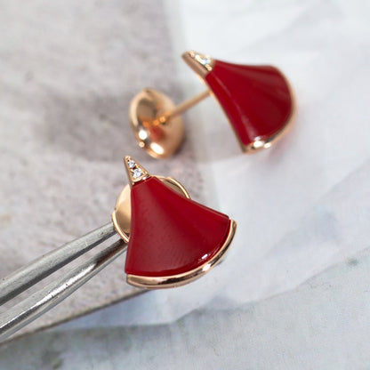 Pomuse DIVAS DREAM EARRINGS PINK GOLD