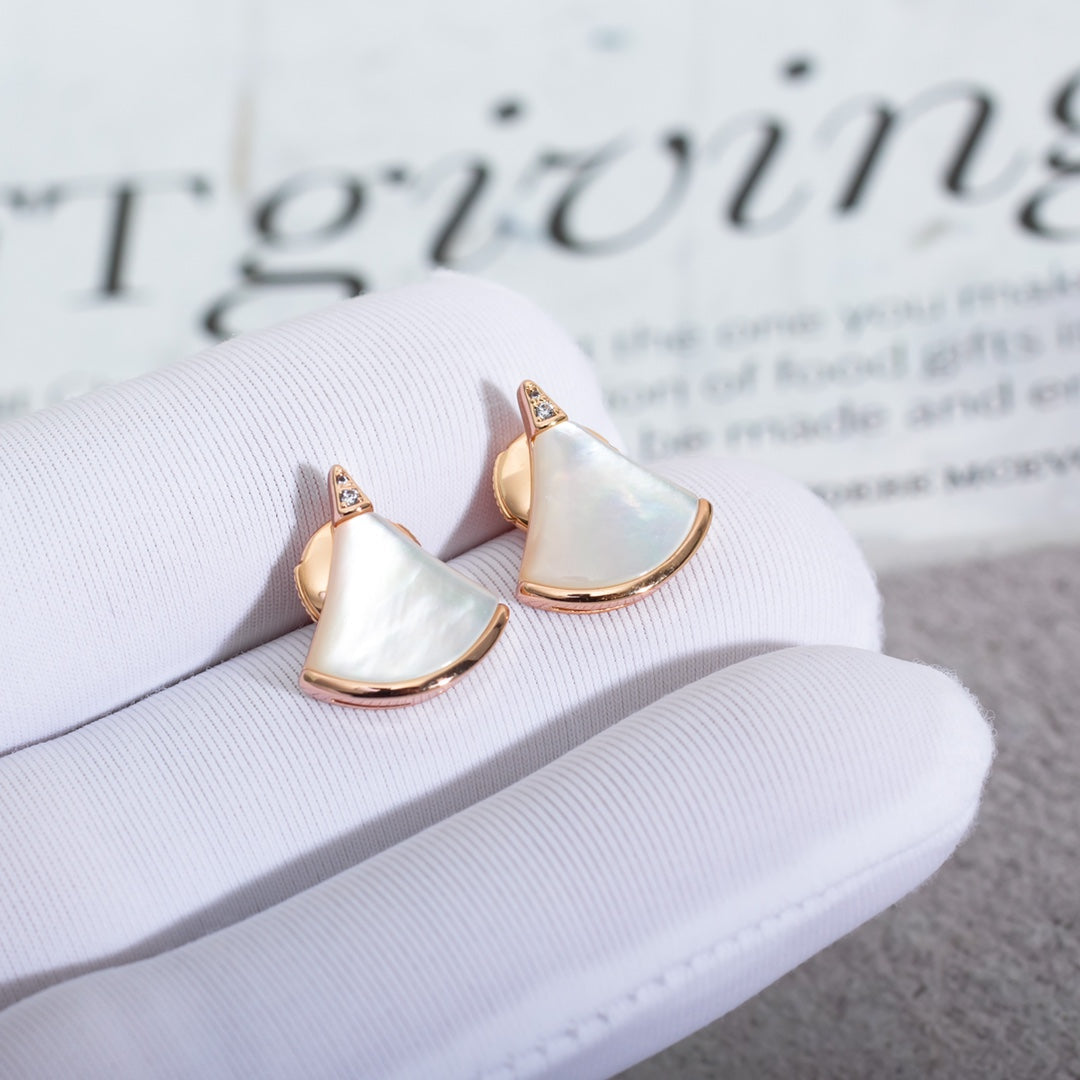 Pomuse DIVAS DREAM EARRINGS PINK GOLD