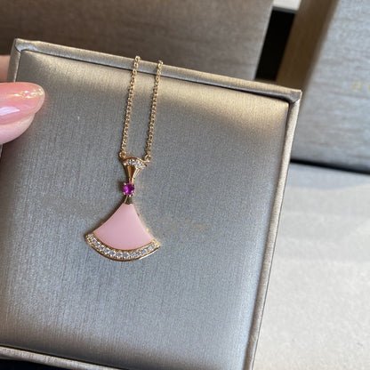 Pomuse DREAM NECKLACE PINK OPAL