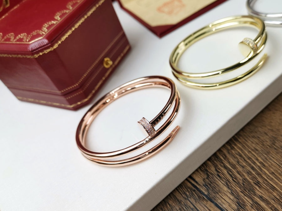Pomuse JUSTE BRACELET 3.5MM DOUBLE ROW DIAMOND