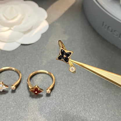 Pomuse STAR 1 DIAMOND OPEN RING