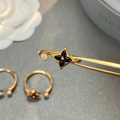 Pomuse STAR 1 DIAMOND OPEN RING