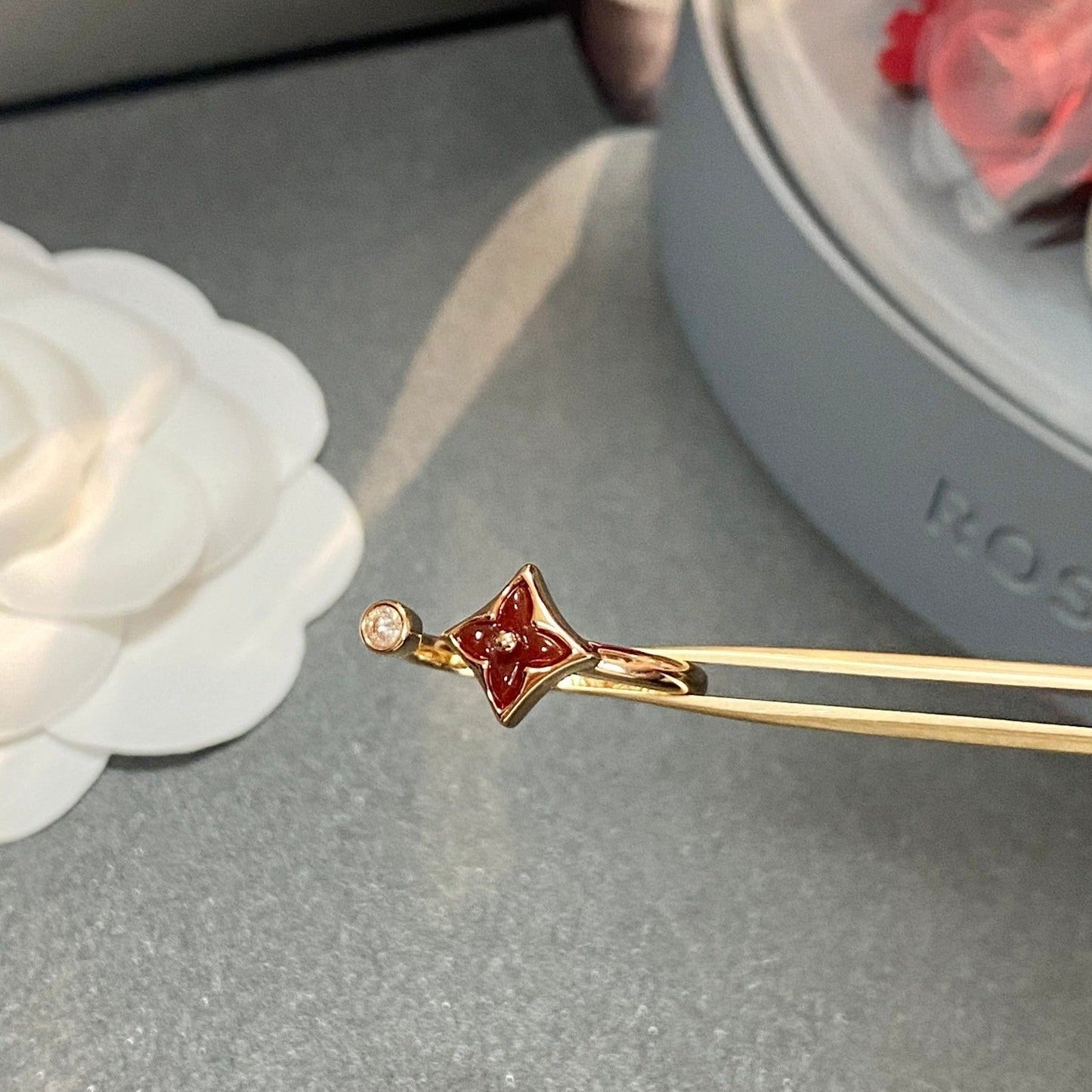 Pomuse STAR 1 DIAMOND OPEN RING