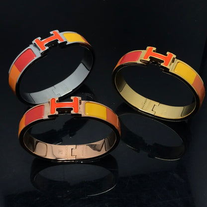 Pomuse H BRACELET ORANGE RAINBOW CERAMIC