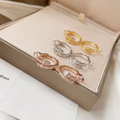 Pomuse SERPENTI EARRINGS DIAMOND