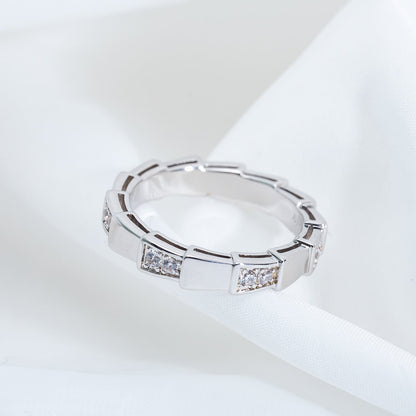 Pomuse SERPENTI RING SILVER  3MM