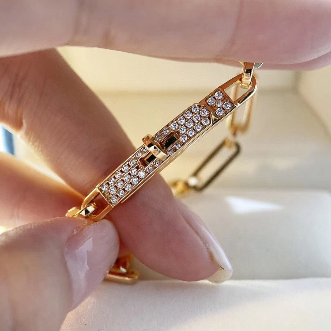 Pomuse CHAINE BRACELET SMALL MODEL DIAMOND