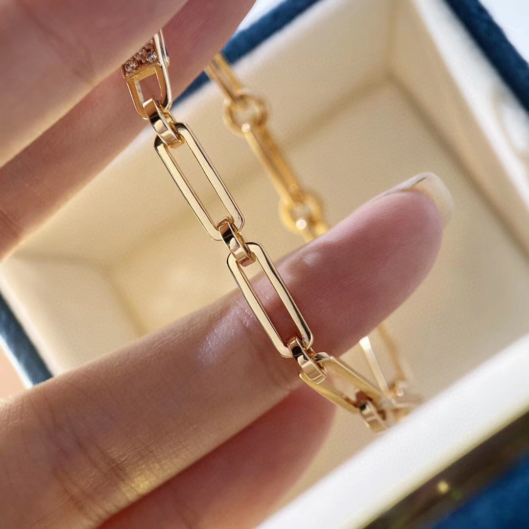 Pomuse CHAINE BRACELET SMALL MODEL DIAMOND