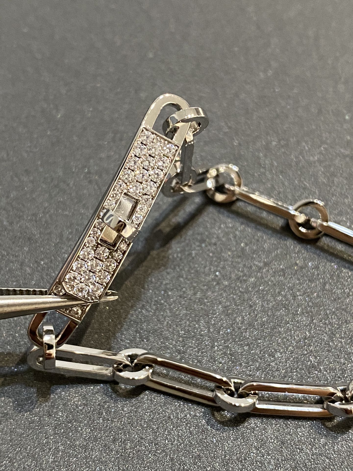 Pomuse CHAINE BRACELET SMALL MODEL DIAMOND