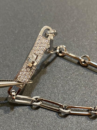 Pomuse CHAINE BRACELET SMALL MODEL DIAMOND