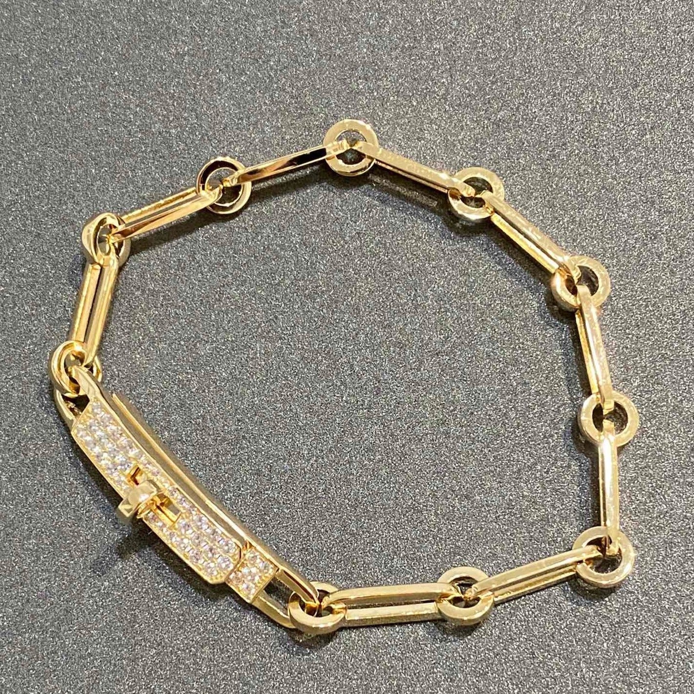 Pomuse CHAINE BRACELET SMALL MODEL DIAMOND