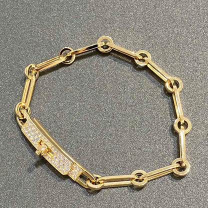 Pomuse CHAINE BRACELET SMALL MODEL DIAMOND