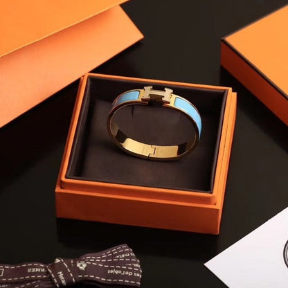 Pomuse H CLOUD BLUE BRACELET GOLD DIAMOND