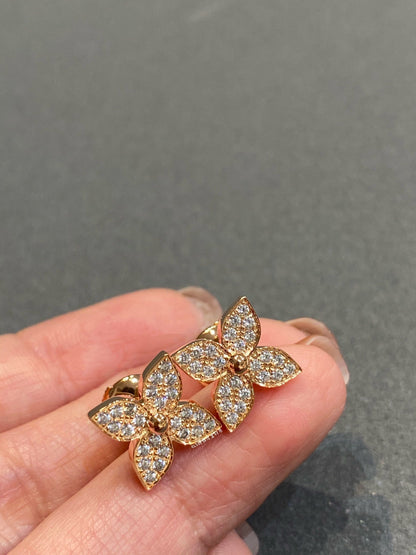 Pomuse STAR DIAMOND EARRINGS