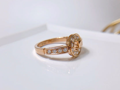 Pomuse DREAM RING DIAMOND PINK GOLD