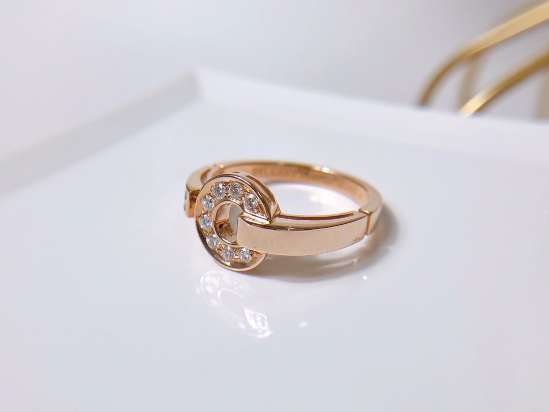 Pomuse DREAM RING DIAMOND PINK GOLD