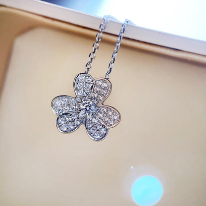 Pomuse FRIVOLE DIAMOND NECKLACE SILVER