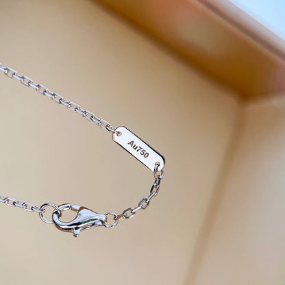 Pomuse FRIVOLE DIAMOND NECKLACE SILVER