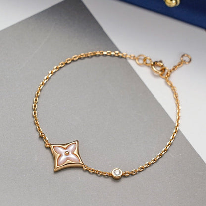 Pomuse STAR 1 DIAMOND PINK GOLD BRACELET