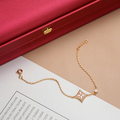 Pomuse STAR 1 DIAMOND PINK GOLD BRACELET