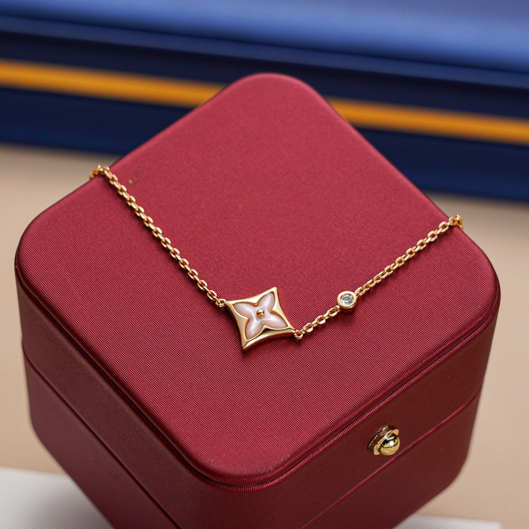 Pomuse STAR 1 DIAMOND PINK GOLD BRACELET