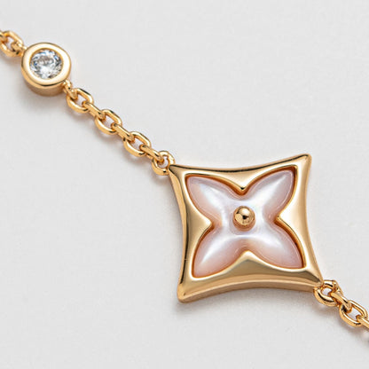 Pomuse STAR 1 DIAMOND PINK GOLD BRACELET