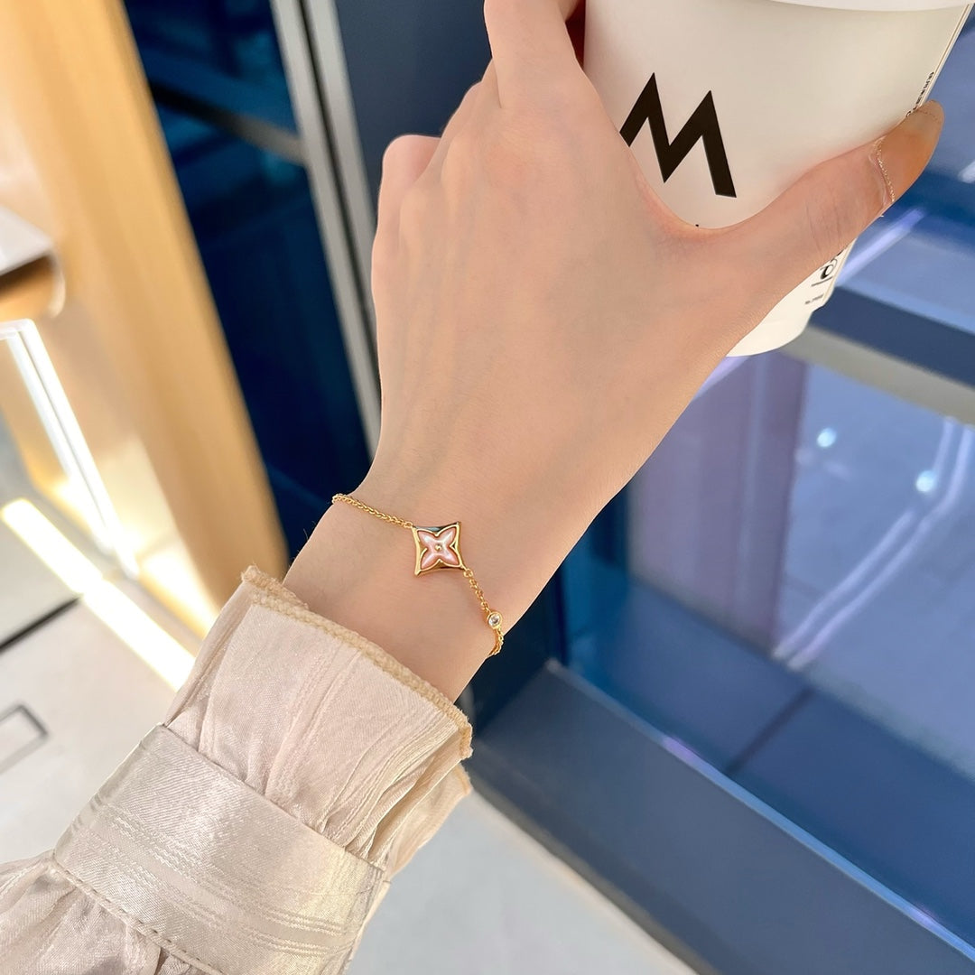 Pomuse STAR 1 DIAMOND PINK GOLD BRACELET
