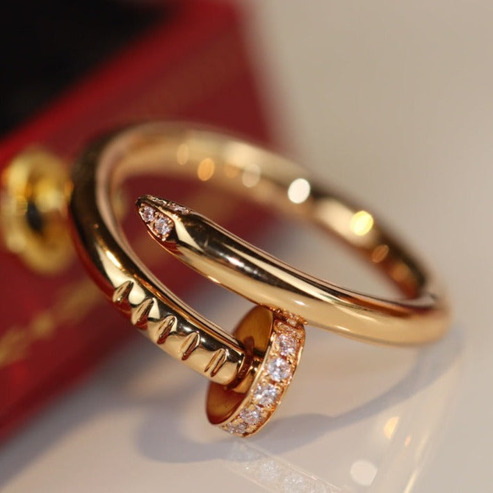 Pomuse JUSTE RING 2.65MM GOLD DIAMOND