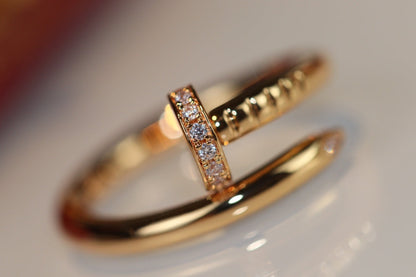 Pomuse JUSTE RING 2.65MM GOLD DIAMOND