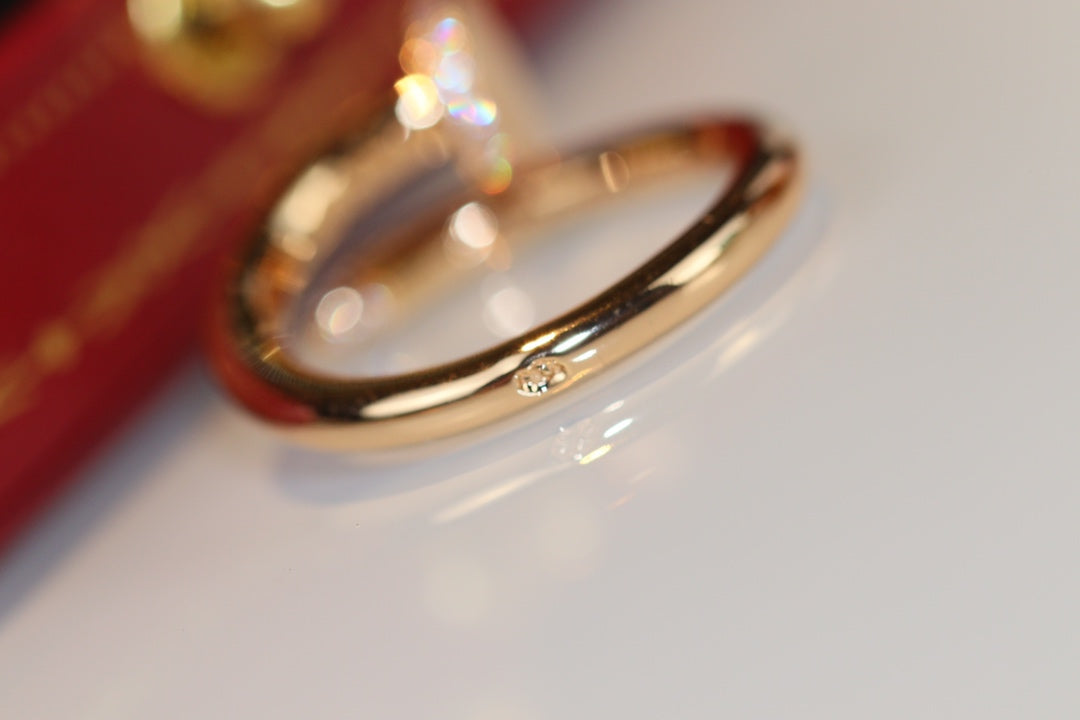 Pomuse JUSTE RING 2.65MM GOLD DIAMOND