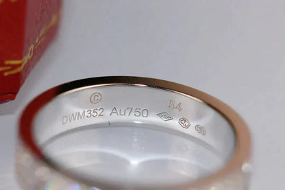 Pomuse LOVE RING 3.6MM DIAMOND PAVED