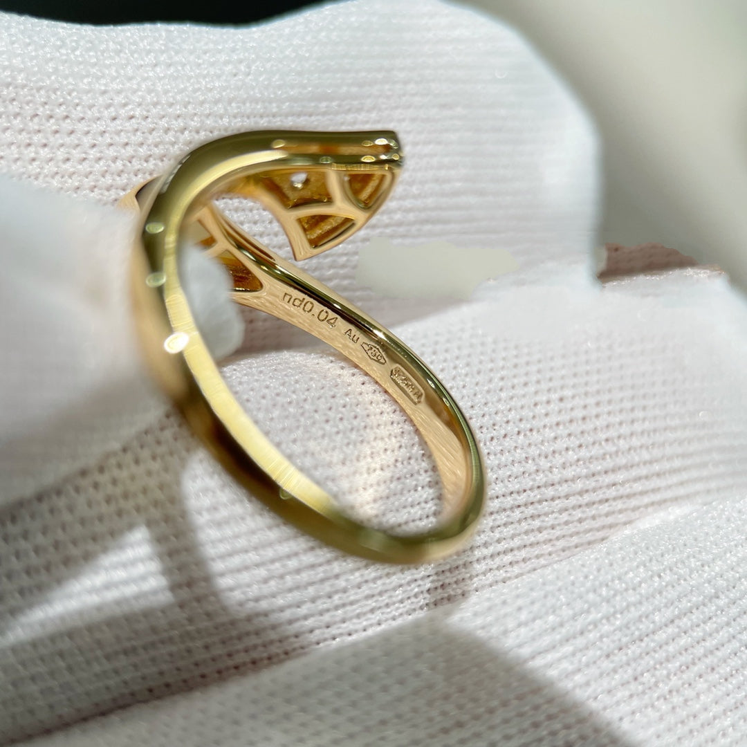 Pomuse DREAM RING PINK GOLD DIAMOND