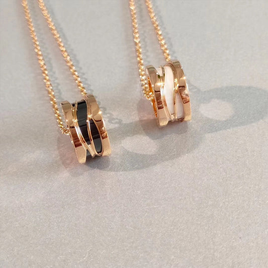 Pomuse ZERO 1 NECKLACE PINK GOLD