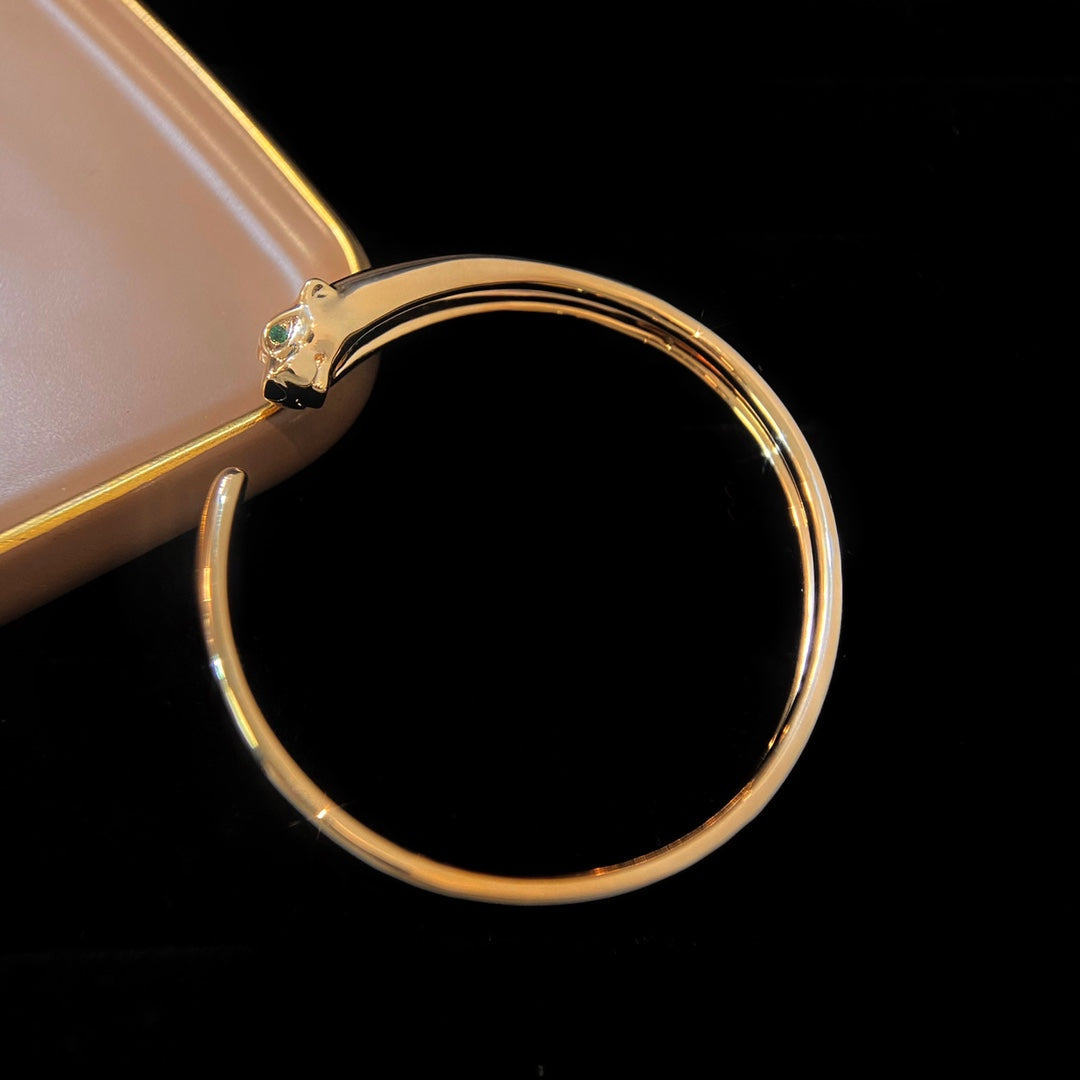 Pomuse PANTHERE GOLD OPEN BRACELET