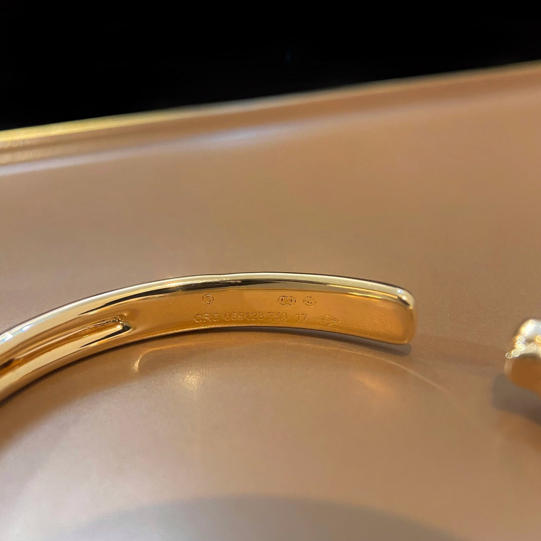 Pomuse PANTHERE GOLD OPEN BRACELET