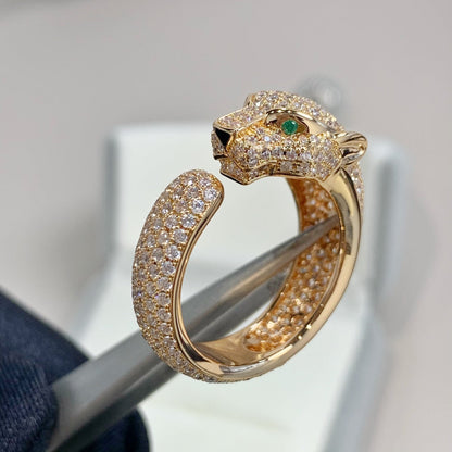 Pomuse PANTHERE PINK GOLD DIAMOND RING