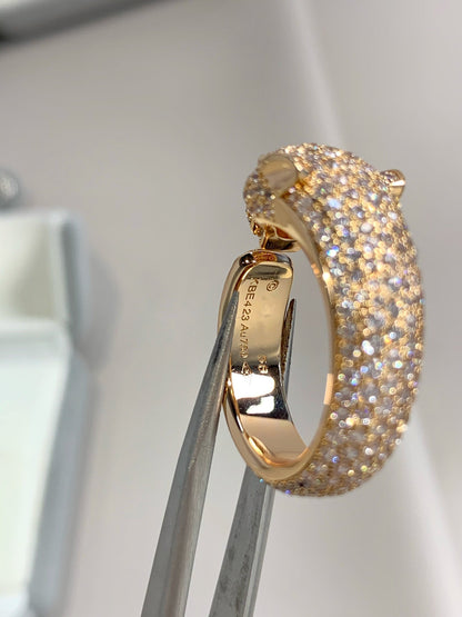 Pomuse PANTHERE PINK GOLD DIAMOND RING