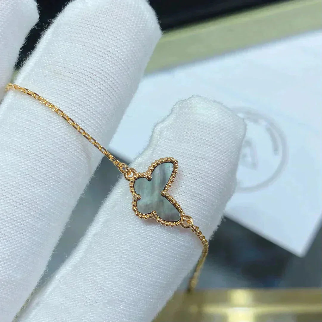 Pomuse BUTTERFLY DARK MOP BUTTERFLY BRACELET