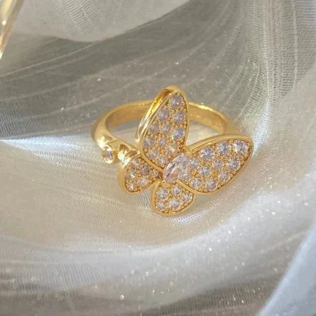 Pomuse BUTTERFLY DIAMOND RING