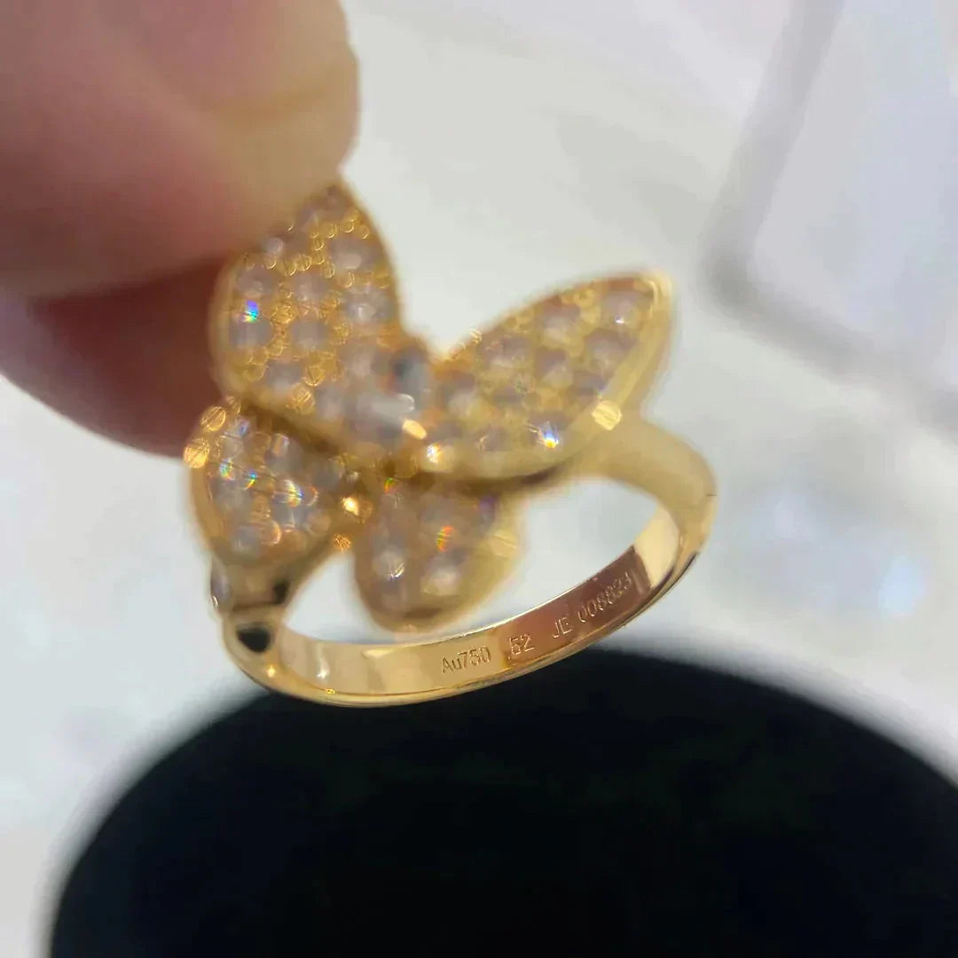 Pomuse BUTTERFLY DIAMOND RING