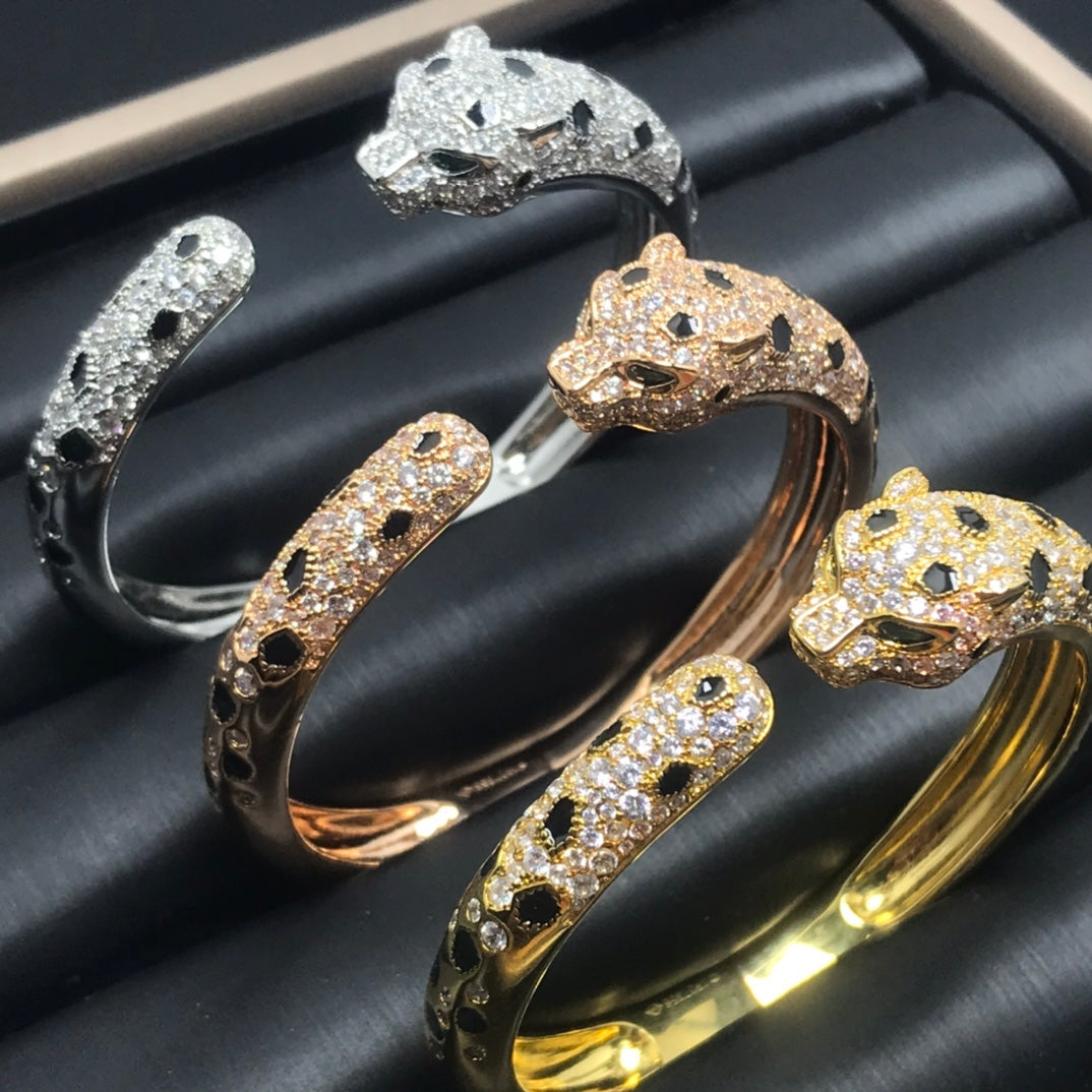 Pomuse PANTHERE BIG BRACELET DIAMONDS