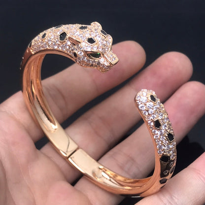 Pomuse PANTHERE BIG BRACELET DIAMONDS