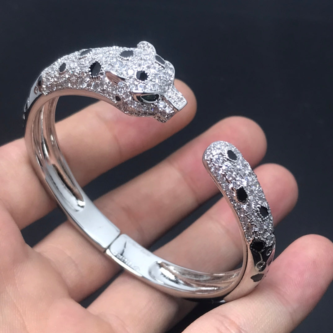 Pomuse PANTHERE BIG BRACELET DIAMONDS