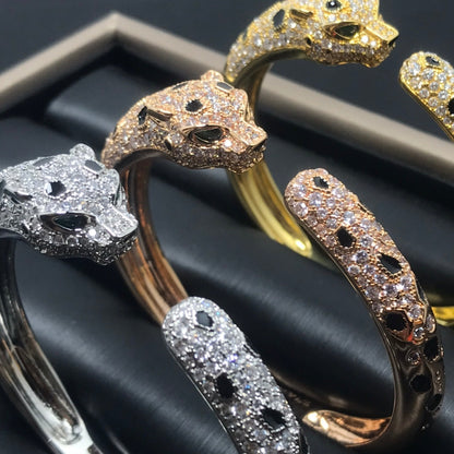 Pomuse PANTHERE BIG BRACELET DIAMONDS