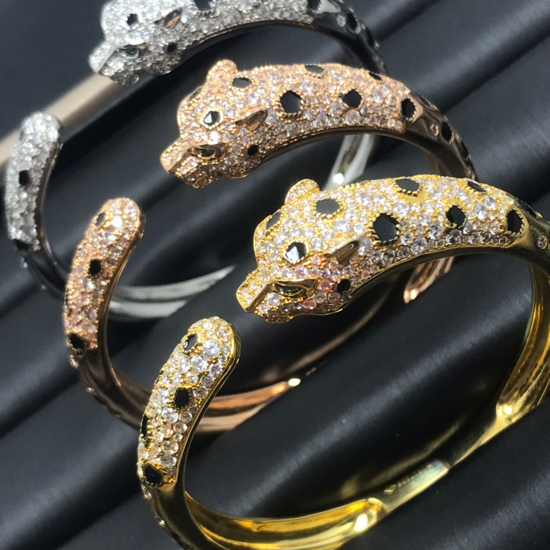 Pomuse PANTHERE BIG BRACELET DIAMONDS