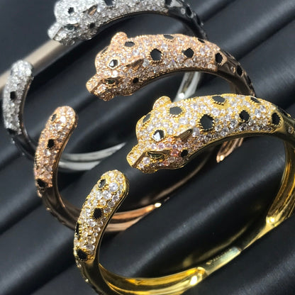 Pomuse PANTHERE BIG BRACELET DIAMONDS