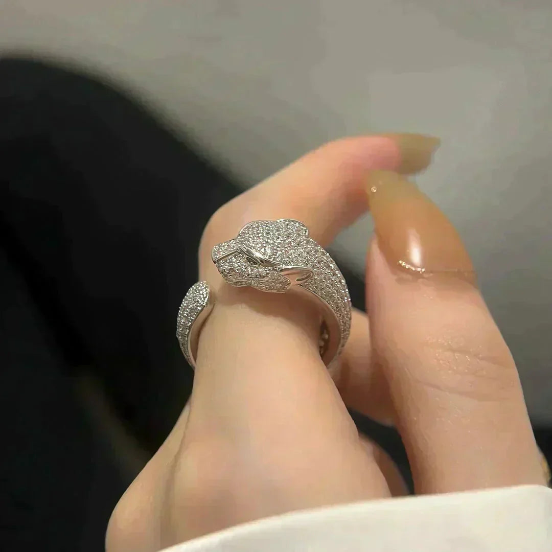 Pomuse PANTHERE 5.5MM ALL DIAMOND RING
