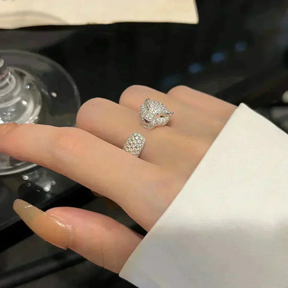 Pomuse PANTHERE 5.5MM ALL DIAMOND RING