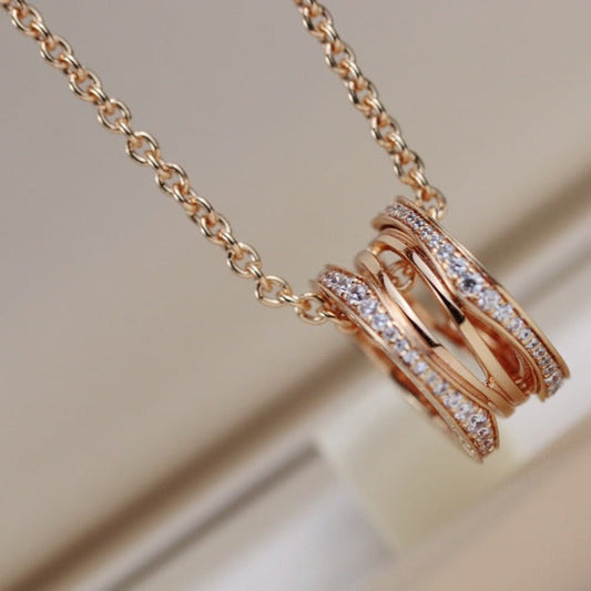 Pomuse ZERO 1 PINK GOLD NECKLACE